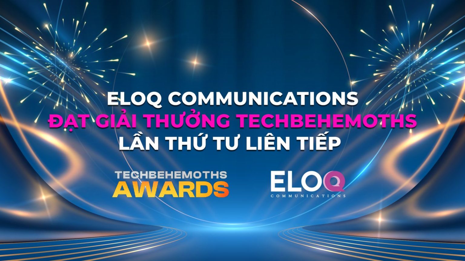 EloQ Communications tiếp tục được vinh danh tại TechBehemoths Global Excellence Awards 2025