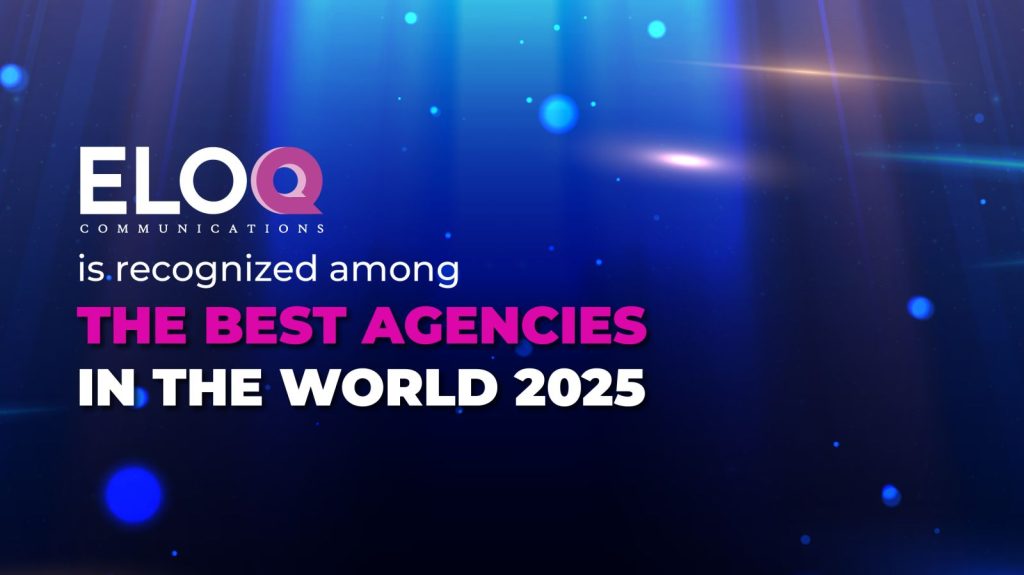 EloQ Communications has been named among PRovoke Media’s 40 Best Technology PR Agencies in the World 2025, marking its first global-level recognition following earlier honors in Asia, and reflecting the support of its team and clients.