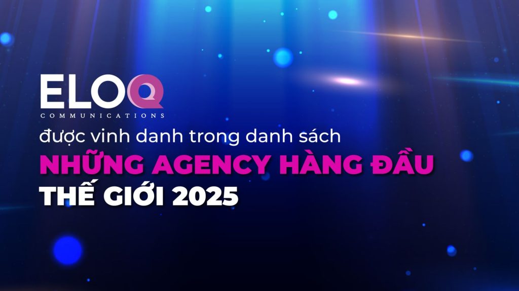 EloQ Communications được PRovoke Media vinh danh trong danh sách 40 công ty PR công nghệ hàng đầu thế giới năm 2025, đánh dấu lần đầu tiên công ty đạt được sự ghi nhận ở cấp độ toàn cầu sau nhiều giải thưởng khu vực tại châu Á, đồng thời phản ánh sự đồng hành của đội ngũ và sự tin tưởng từ khách hàng.